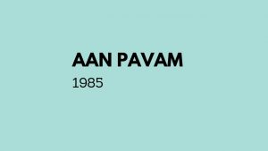 Aan Paavam (1985)