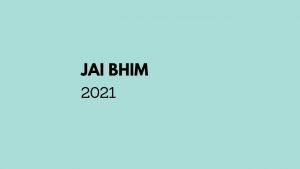 Jai Bhim (2021)