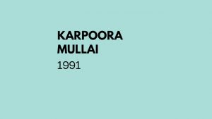 Karpoora Mullai (1991)