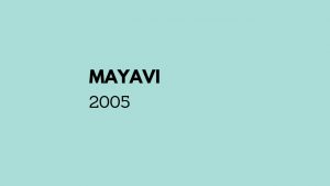 Mayavi (2005)